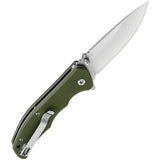 Maserin Sport Linerlock Green Folding Knife 46004g10v