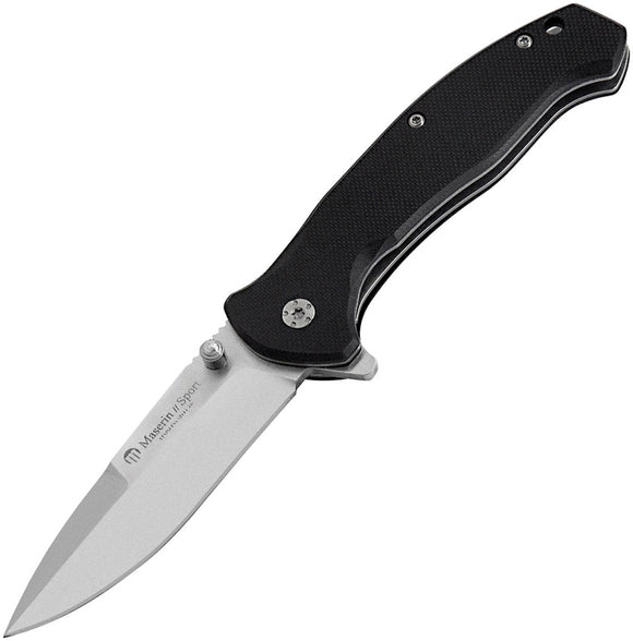 Maserin Sport Linerlock Black Folding Knife 46005g10n