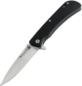 Maserin Sport Linerlock Black Folding Knife 46006g10n  -On Sale