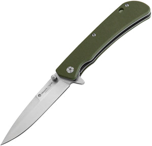 Maserin Sport Linerlock Green Folding Knife 46006g10v  -On Sale