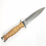 Maserin Diabolik SE Walnut Wood Bohler N690 Fixed Blade Dagger Knife 999LG