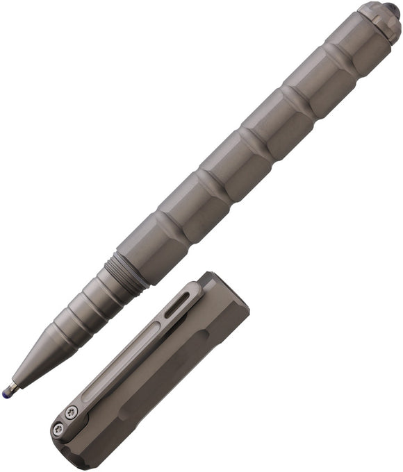 Maxace Judge 2.0 Gray Smooth Water Resistant Titanium Pen E01A