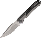 Maxace Kestrel Framelock Gray TC4 Titanium Folding Big Spearhead M390 Knife M06A