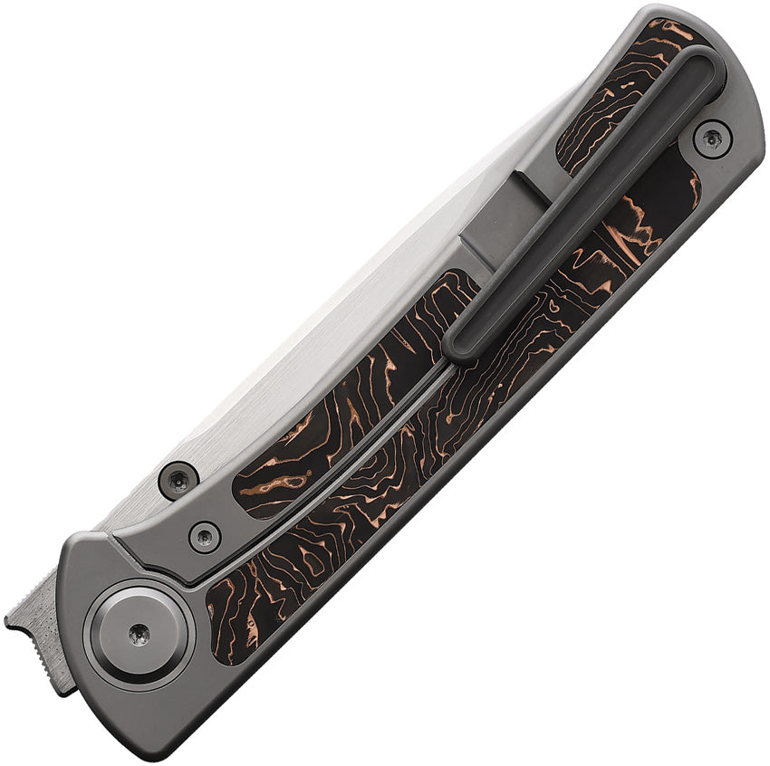 Maxace Peregrine Titanium & Copper ZDP-189 Knife | Atlantic Knife
