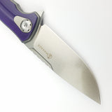 Maxace Balance M Pocket Knife Linerlock Purple G10 Folding M390 Blade MBM204