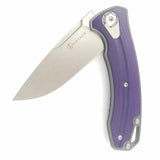 Maxace Balance M Pocket Knife Linerlock Purple G10 Folding M390 Blade MBM204