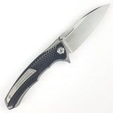 Maxace Corvus III Pocket Knife Linerlock Titanium/Zirconium Folding M390 MC301