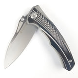Maxace Corvus III Pocket Knife Linerlock Titanium/Zirconium Folding M390 MC301