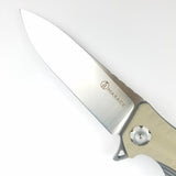 Maxace Zealot 2.0 Pocket Knife Linerlock Brown G10 Folding Bohler K110 MCZ203