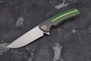Maxace Goliath 2.0 Green & Black Linerlock Folding Knife stonewashed gl403