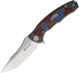 Maxace Halictus 2.0 Pocket Knife Framelock Titanium & G10 Folding M390 MHLT203
