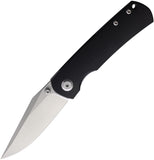 Monterey Bay Knives Mini Old Guard Linerlock Black Folding Pocket Knife MOGBK