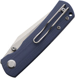 Monterey Bay Knives Mini Old Guard Linerlock Gray G10 Folding Pocket Knife MOGGY