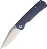 Monterey Bay Knives Mini Old Guard Linerlock Gray G10 Folding Pocket Knife MOGGY