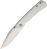 Monterey Bay Knives Old Guard Linerlock White G10 Folding Pocket Knife OGWH