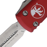Microtech Automatic Ultratech OTF Knife Red Aluminum Double Edge Dagger Blade 1224RD