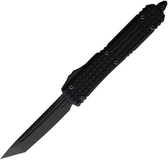 Microtech Automatic Ultratech OTF Knife Black Frag Aluminum Tanto Blade 1231UTDSH