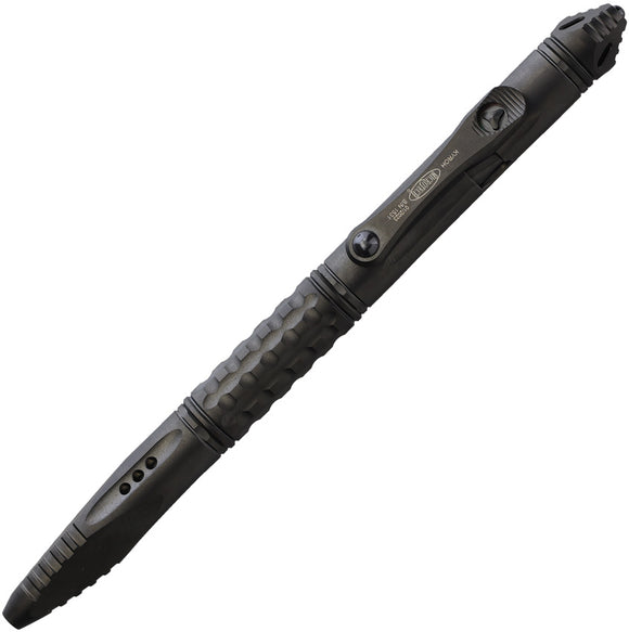 Microtech Kyroh Black Titanium Bolt Action Pen w/ Pocket Clip 403TIDLCTRI