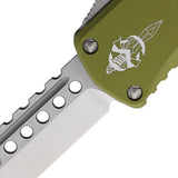 Microtech Automatic Hera Knife OTF OD Green Aluminum Hellhound Blade 91910ODS