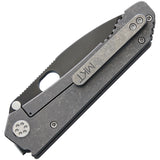 Medford 187 DP Framelock Gray Titanium Folding D2 Steel Pocket Knife 002DP01TM