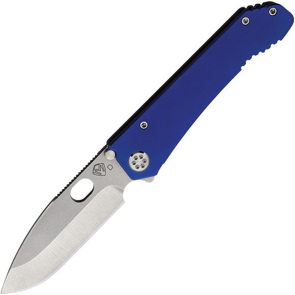 Medford 187 DP Framelock Blue Titanium Folding D2 Tool Steel Pocket Knife 002DTQ37A2