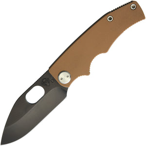 Medford Ramp Nose Coyote G10 & Titanium Folding D2 Knife 004DPQ09TMSS