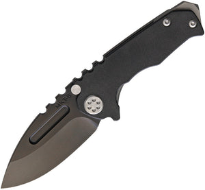 Medford Micro Praetorian G Black G10 Framelock PVD Coated S35Vn Folding Knife  09spd08tm