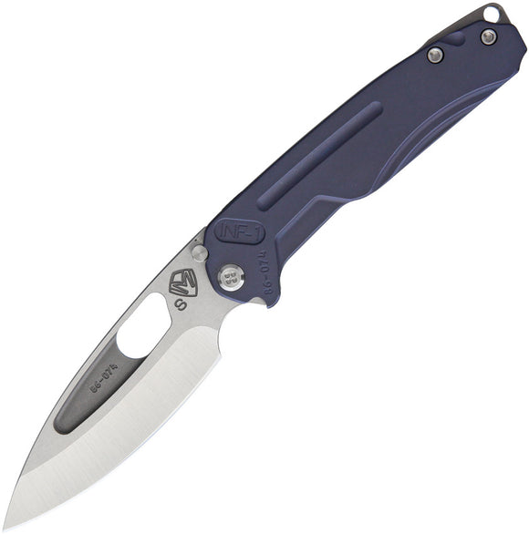 Medford Infraction Blue anodized Titanium Handle Folding S35VN Knife 031ST37A2