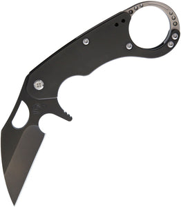 Medford Burung Black Titanium Framelock Folding D2 Blade Knife 032DP30PV