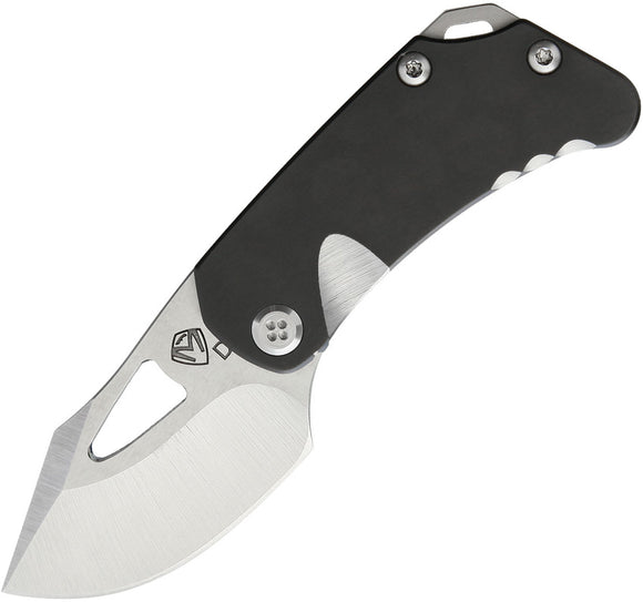 Medford ERIS Framelock Black PVD Titanium D2 Steel Folding Blade Knife  OPEN BOX