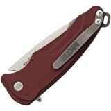 Medford Smooth Criminal Button Lock Red Folding Knife 39stq41ar