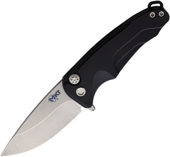 Medford Smooth Criminal Knife Button Lock Black Aluminum Folding S35VN 039STQ42AB