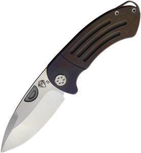 Medford Theseus Framelock Fade Titanium Handle S35Vn Folding Knife 040sst02an