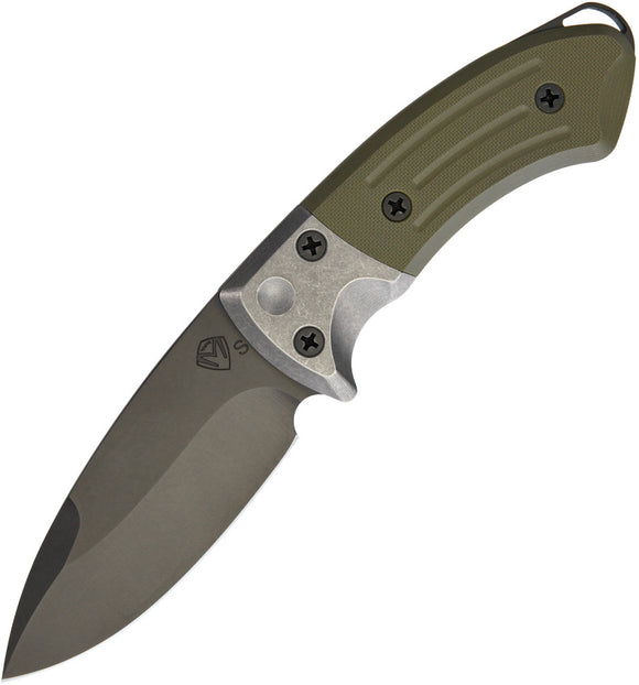 Medford Theseus Black PVD Coated S35VN Fixed Blade Knife 102SP10KO