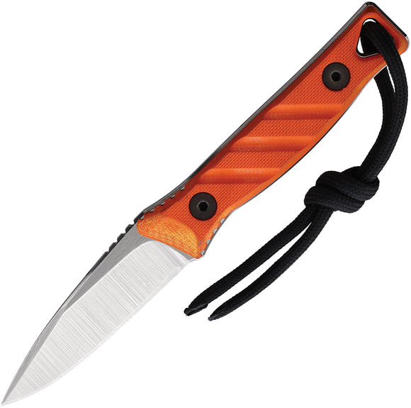 Medford Necromancer Orange G10 S35VN Stainless Fixed Blade Knife 117STQ11KB