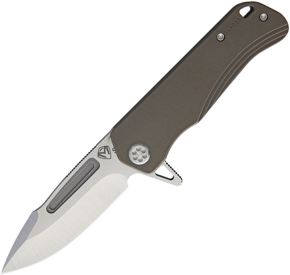 Medford Proxima Framelock Bronze Titanium Folding S35VN Pocket Knife 200SST36A1