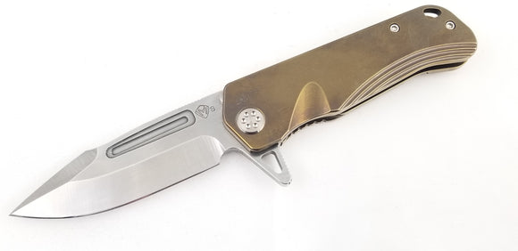 Medford Proxima Framelock Bronze Titanium Folding S35VN Pocket Knife 200STQ36A1