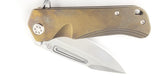 Medford Proxima Framelock Bronze Titanium Folding S35VN Pocket Knife 200STQ36A1