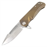 Medford Proxima Framelock Bronze Titanium Folding S35VN Pocket Knife 200STQ36A1