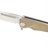 Medford Proxima Framelock Bronze Titanium Folding S35VN Pocket Knife 200STQ36A1