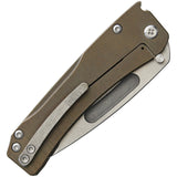 Medford Slim Midi Framelock Bronze Titanium Folding S35VN Knife 201STD36A1