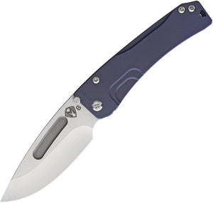 Medford Slim Midi Blue anodized titanium S35VN Folding Knife 201STD37A2