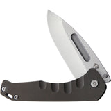 Medford Praetorian Slim Bronze anodized Titanium Framelock S35Vn Folding Knife 208std36a1