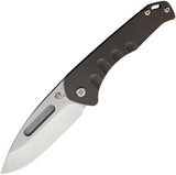 Medford Praetorian Slim Bronze anodized Titanium Framelock S35Vn Folding Knife 208std36a1