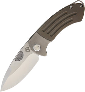 Medford Theseus Bronze anodized titanium handle D2 Folding Knife 40DT02AN