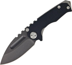 Medford Micro Praetorian G10 Black Linerlock D2 Tool Steel Folding Knife