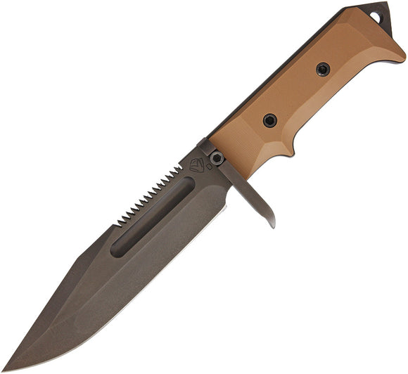 Medford USMC Raider Coyote Brown Fixed blade Folding Knife 49