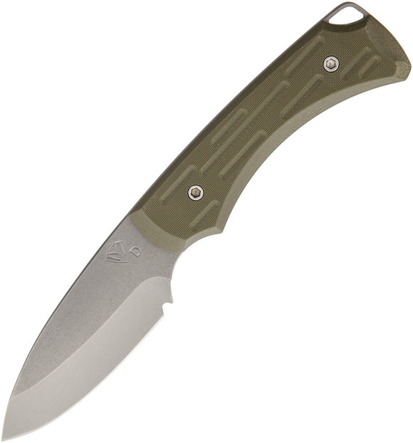 Medford Colonial Green G10 Fixed D2 Blade Knife + Kydex 90D10KO