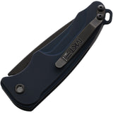 Medford Automatic Smooth Criminal Knife Button Lock Blue Aluminum S45VN Blade A39SPQ44AU