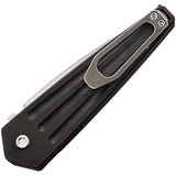 Medford Automatic Nosferatu Knife Button Lock Black Titanium S45VN Blade NATQ30PVTS